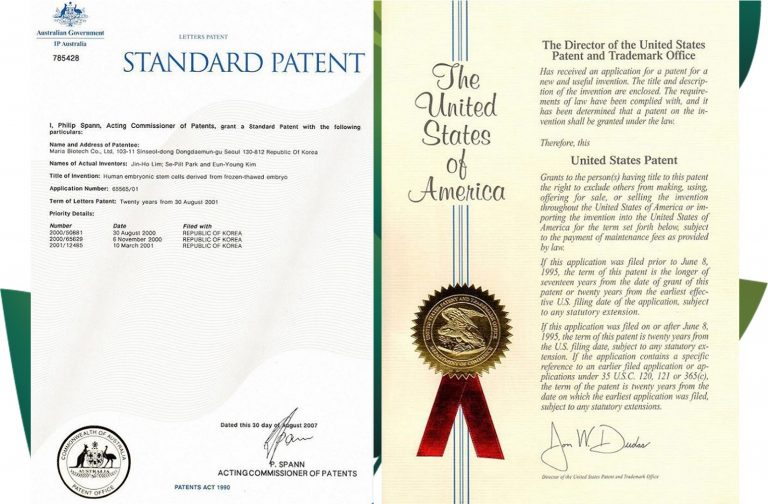 International Patents Certification