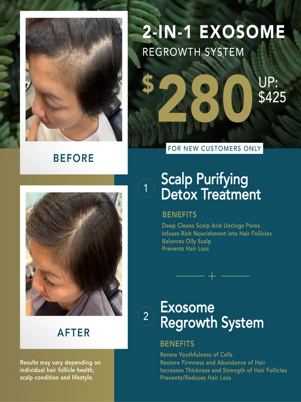 Exosome Scalp Detox 2-in-1 Promotion